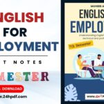 English For Employment 7th Semester All Department GCUF