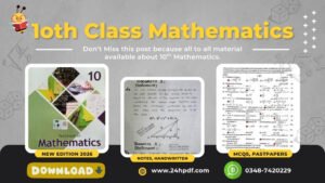 10th Class Mathematics books new edittion 2026